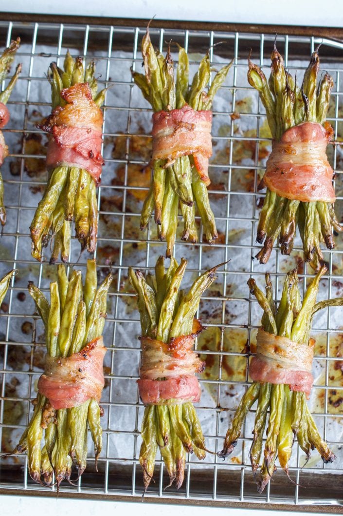 Bacon Wrapped Green Beans | Every Last Bite Bacon Wrapped Green Beans