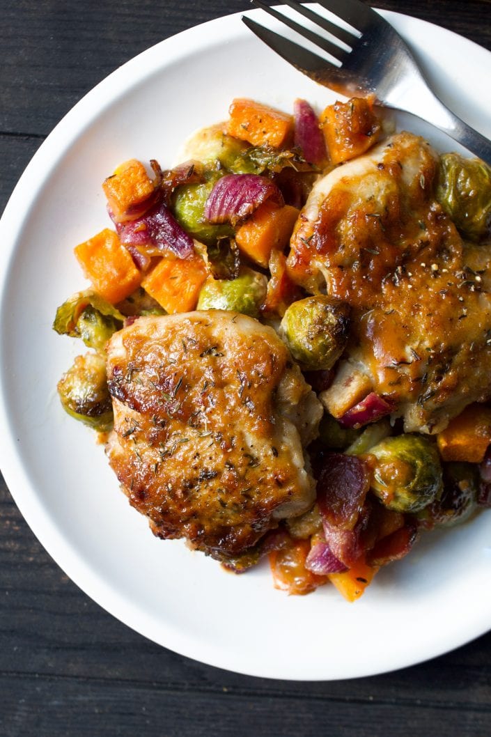Chicken with Brussels Sprouts 