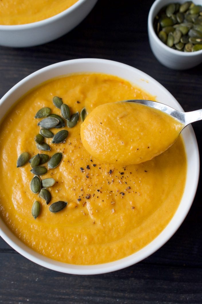 Roasted Carrot Soup | Every Last Bite Roasted Carrot Soup