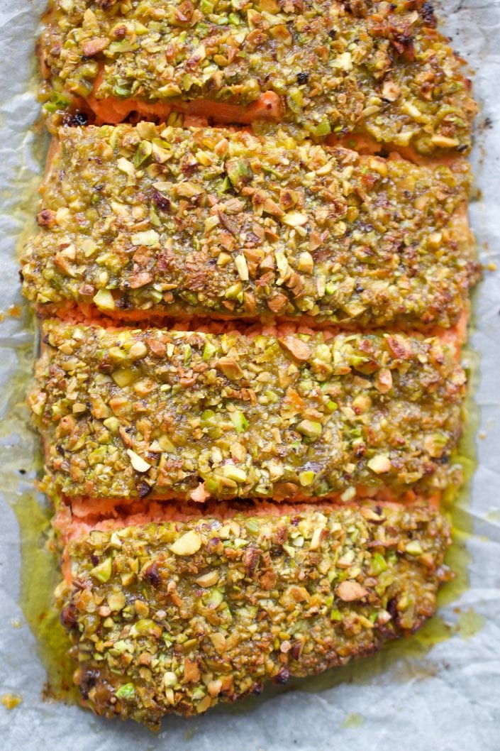 Pistachio Crusted Salmon 