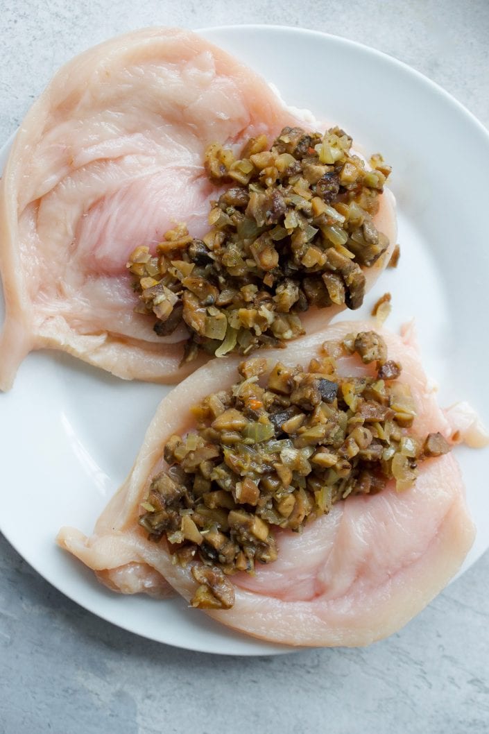 Chestnut Stuffed Chicken