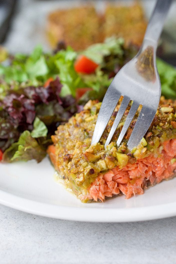 Pistachio Crusted Salmon 