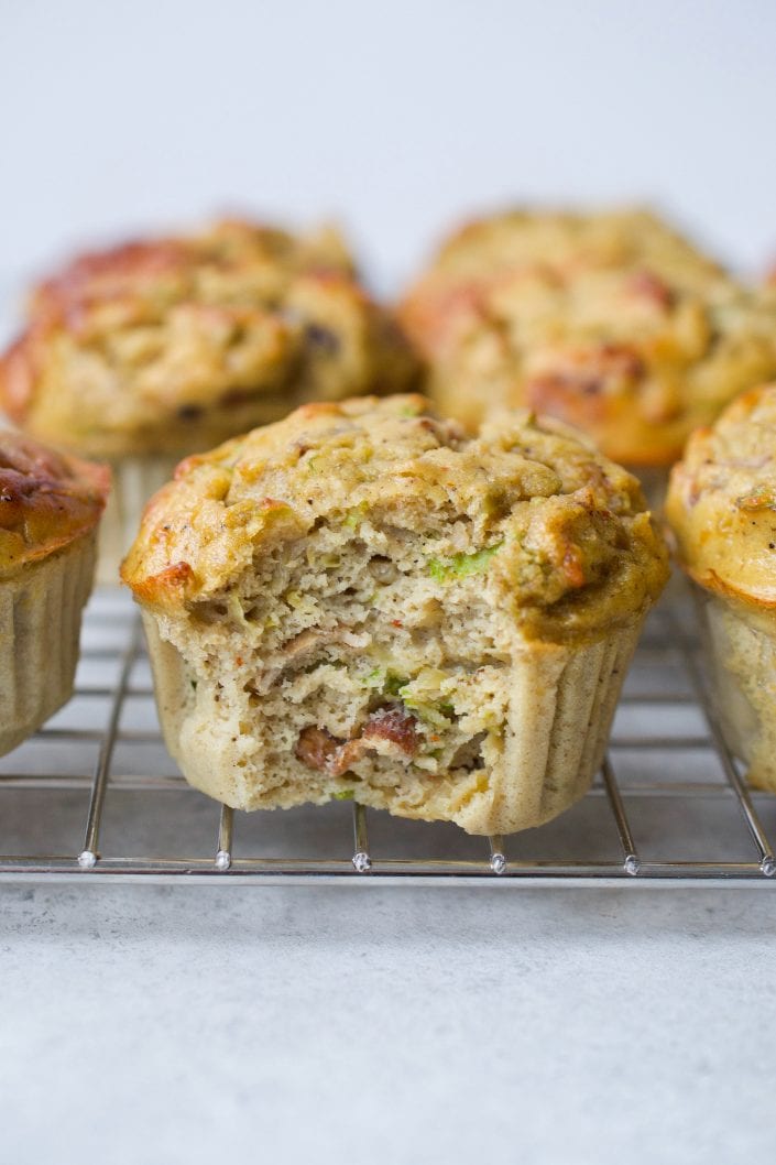 Brussels Sprout, Bacon & Egg Muffins | Every Last Bite Brussels Sprout & Bacon Egg Muffins