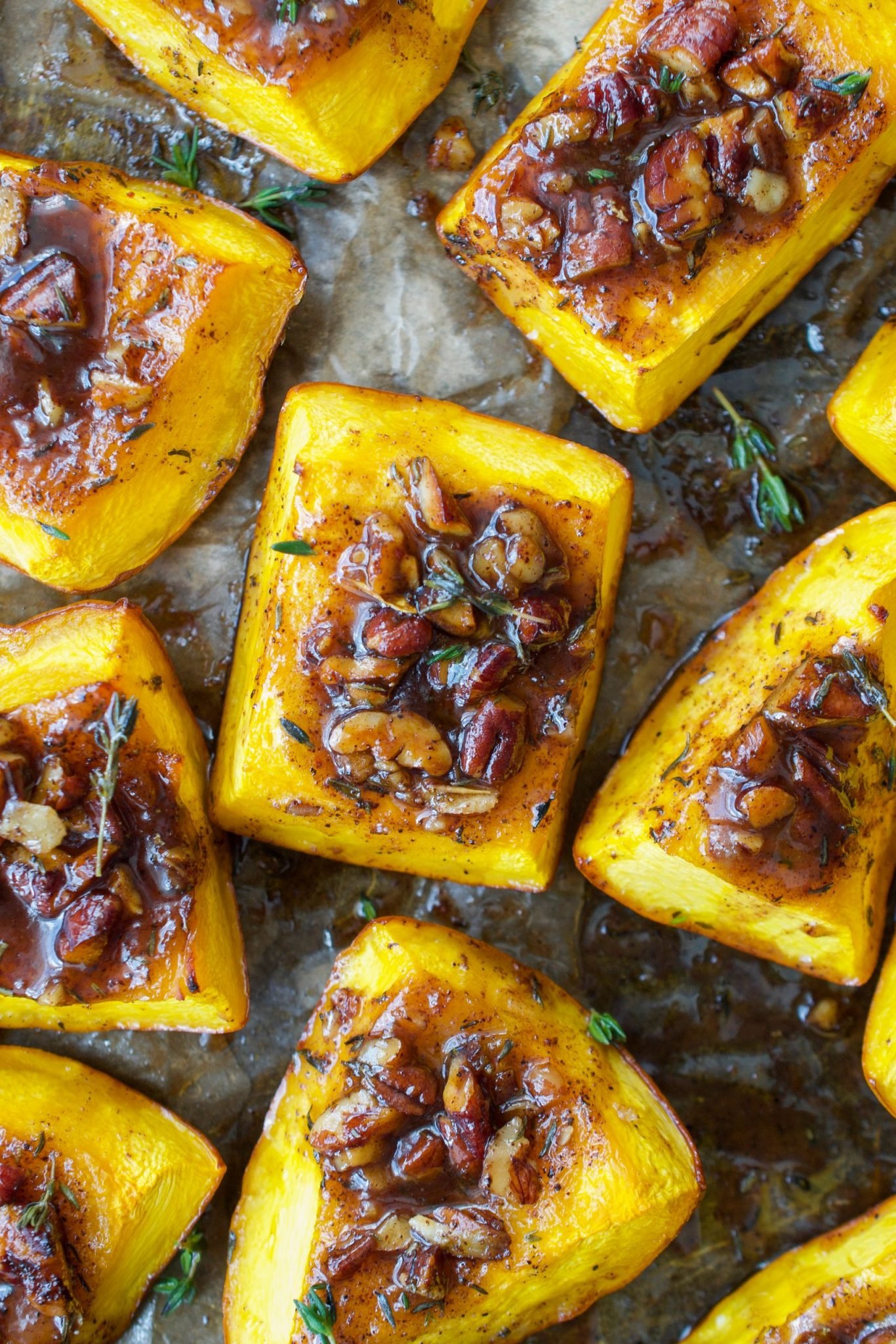 Roasted Pumpkin With Honey Thyme Pecans Paleo Every Last Bite roasted-pumpkin-with-honey-thyme-pecans-paleo-every-last-bite