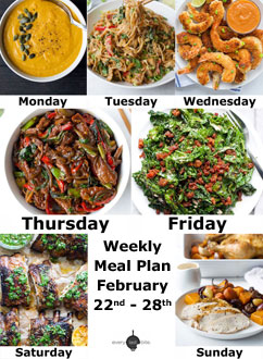 Weekly Meal Plan: February 22nd-28th