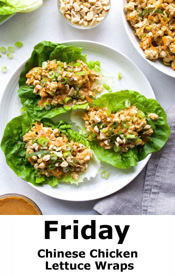 Chinese Chicken Lettuce Wraps