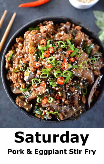 Pork & Eggplant Stir Fry