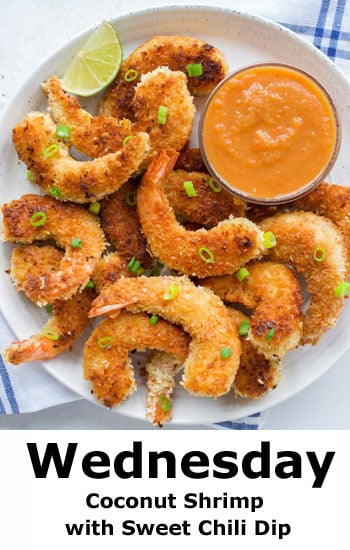 Coconut Shrimp with Sweet Chili Dip