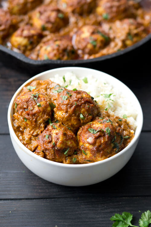 Butter Chicken Meatballs
