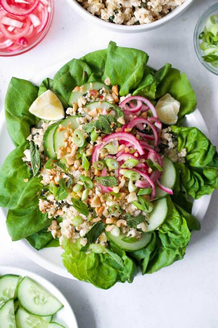 Thai Chicken Larb Salad (Larb Gai)