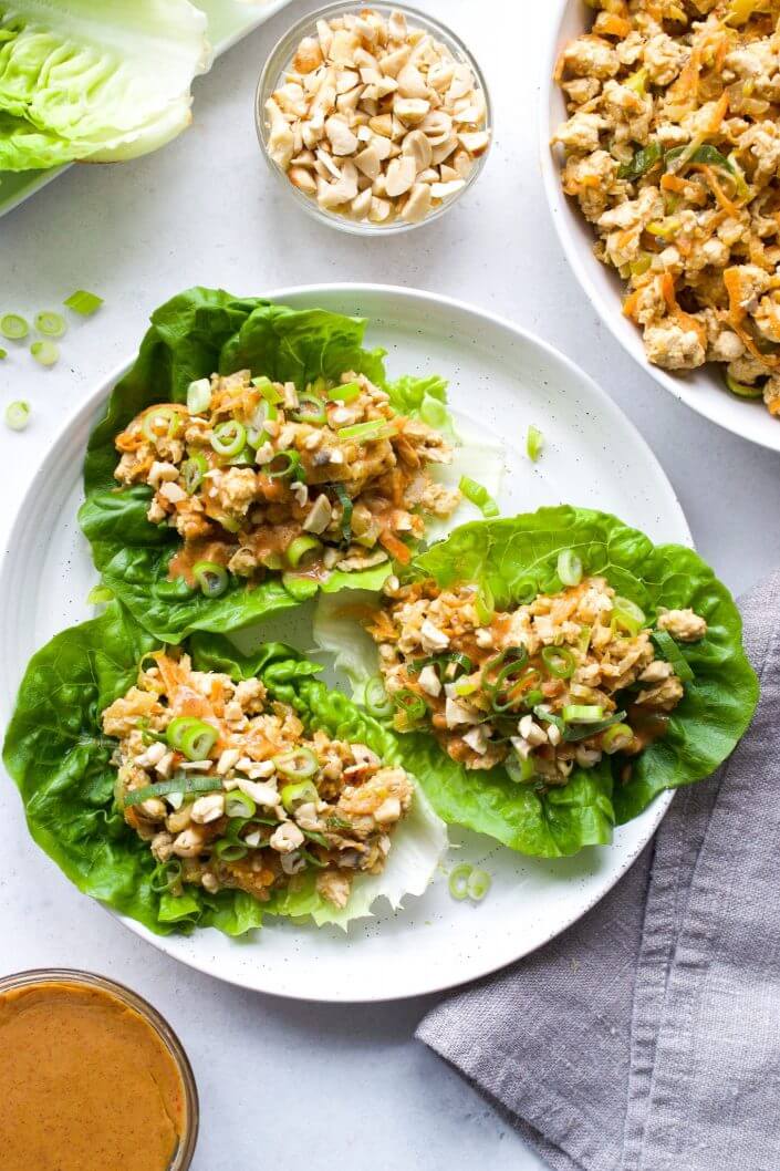 Chinese Chicken Lettuce Wraps