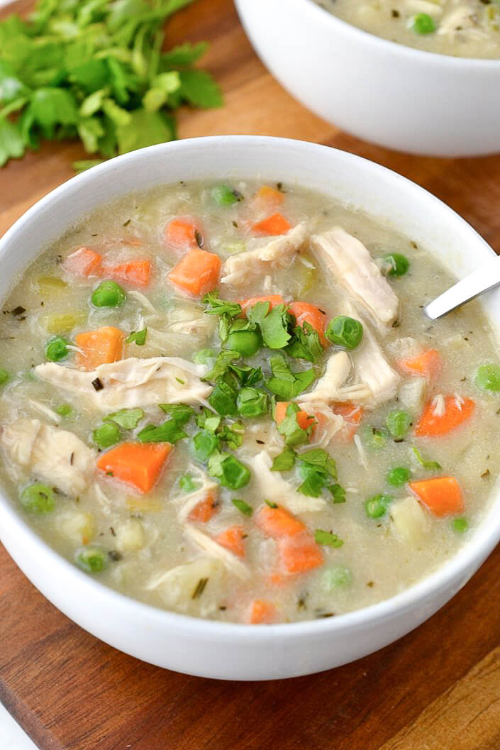 Whole30 Chicken Pot Pie Soup