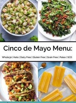 Cinco de Mayo Menu