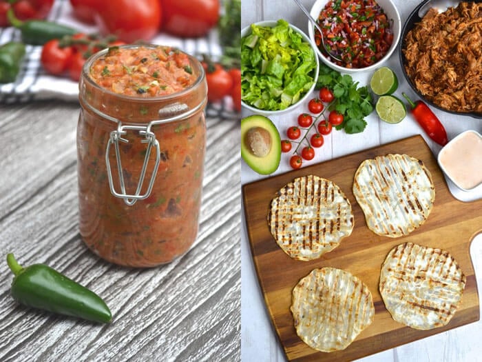 Cinco de Mayo Salsa and Grain Free Tortillas | Every Last Bite Cinco de Mayo Salsa and Grain Free Tortillas
