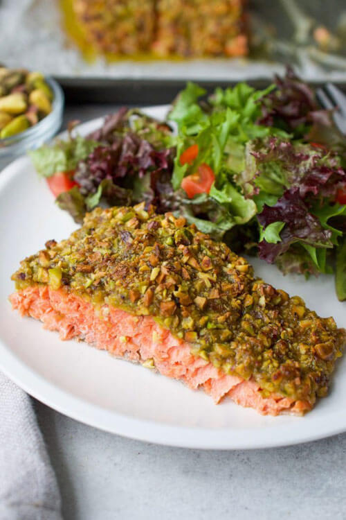 Pistachio Crusted Salmon