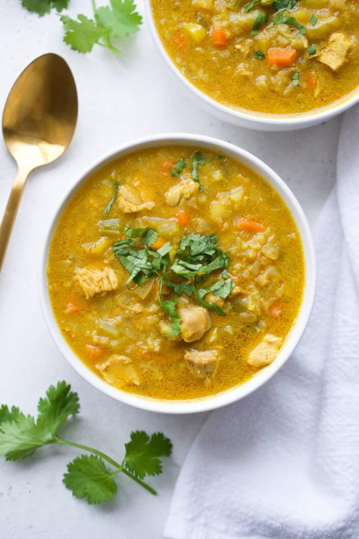 Turkey Mulligatawny Soup