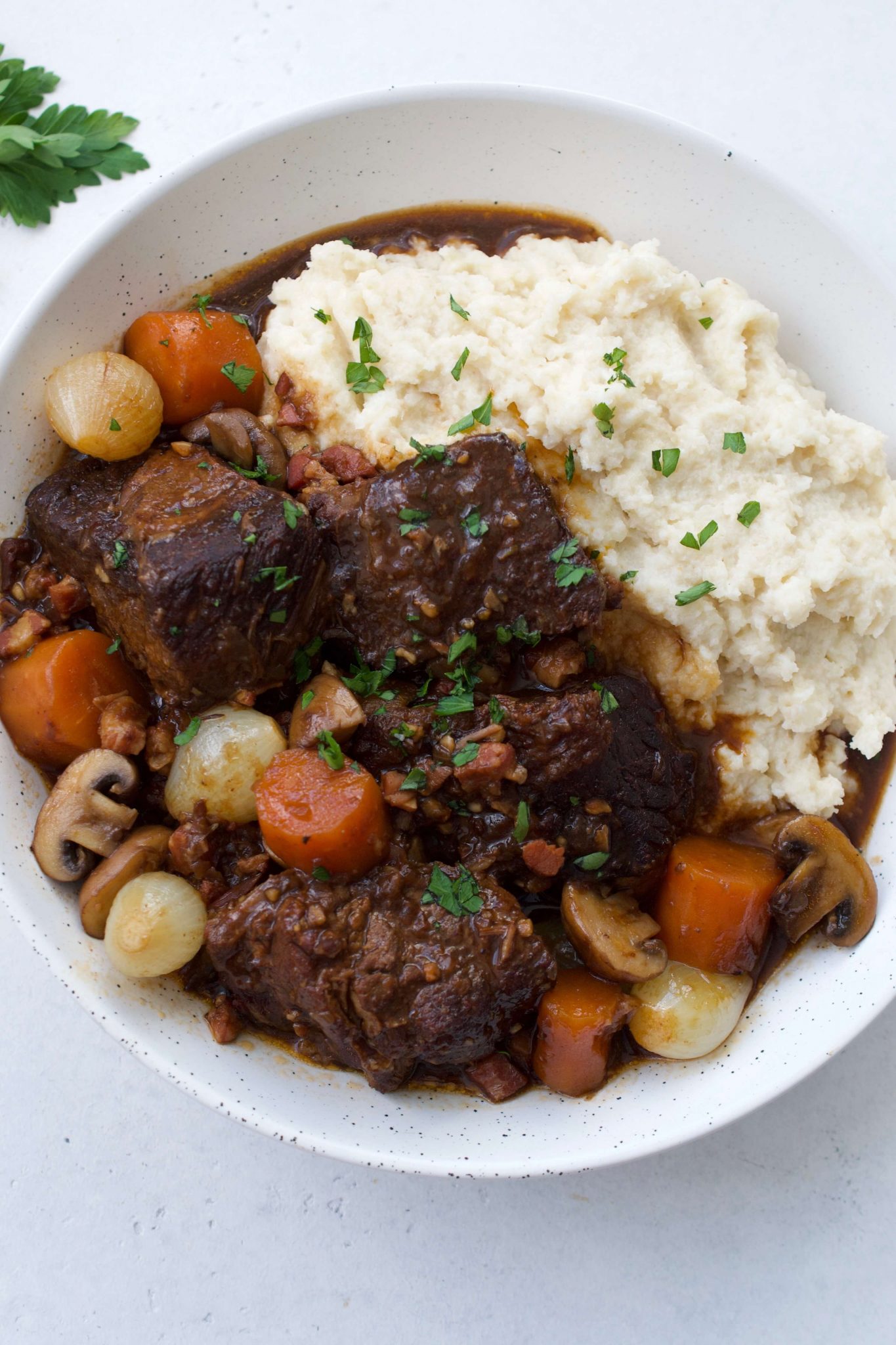 Short Rib Beef Bourguignonne