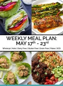 Weekly Meal Plan: May 17th - 23rd