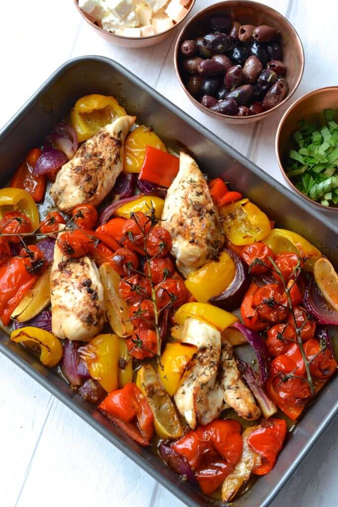 Greek Chicken Traybake | Every Last Bite Greek Chicken Traybake