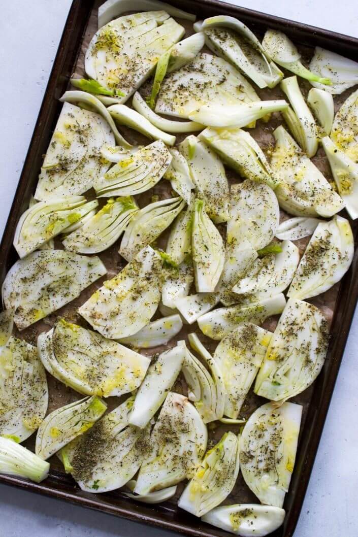 Roasted Fennel with Garlic & Herbs