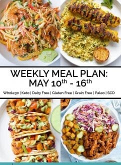 Weekly Meal Plan: May 10th - 16th