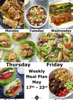 Weekly Meal Plan: May 17th - 23rd