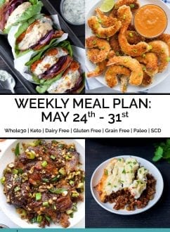 Weekly Meal Plan: May 24th - 30th