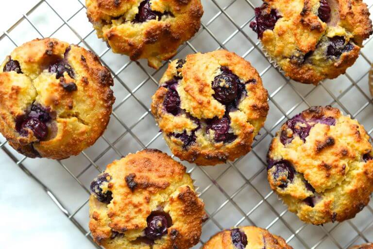 Lemon Blueberry Muffins | Every Last Bite Lemon Blueberry Muffins