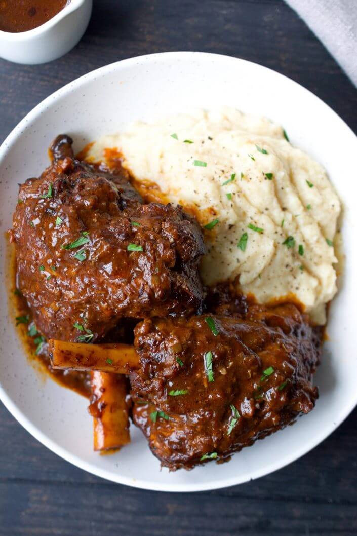 Braised Lamb Shanks | Every Last Bite Braised Lamb Shanks