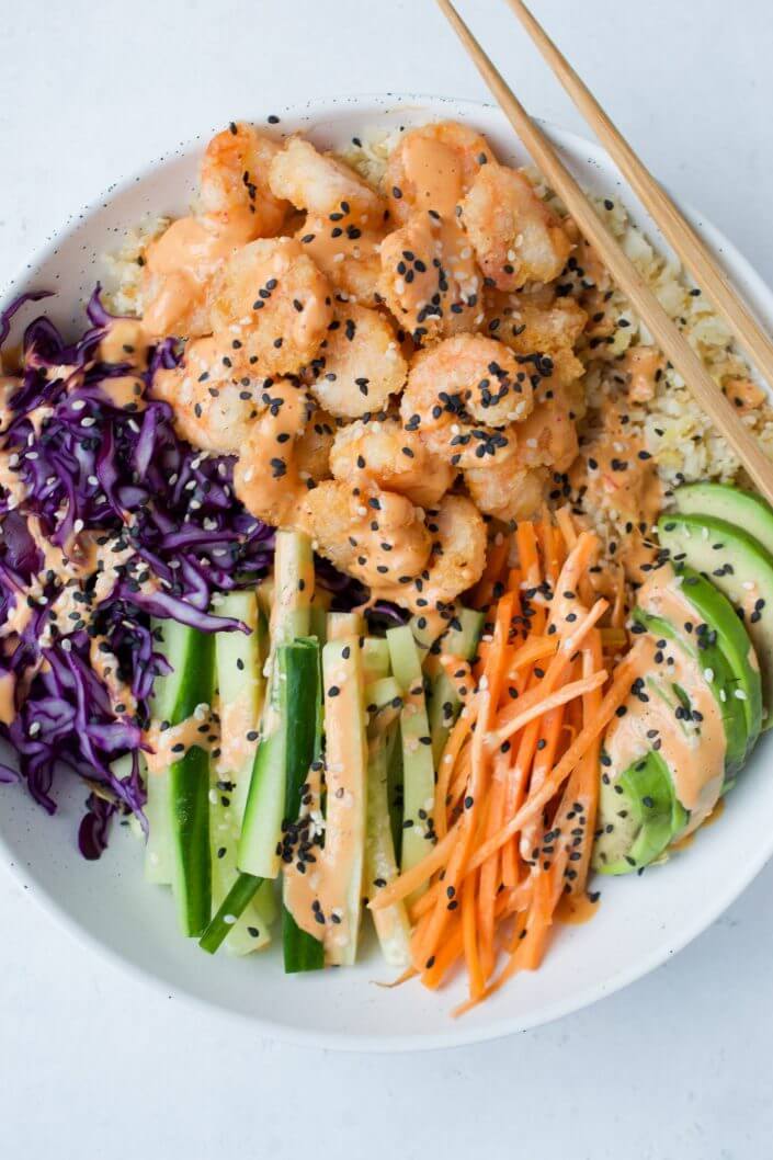 Dynamite Shrimp Sushi Bowl