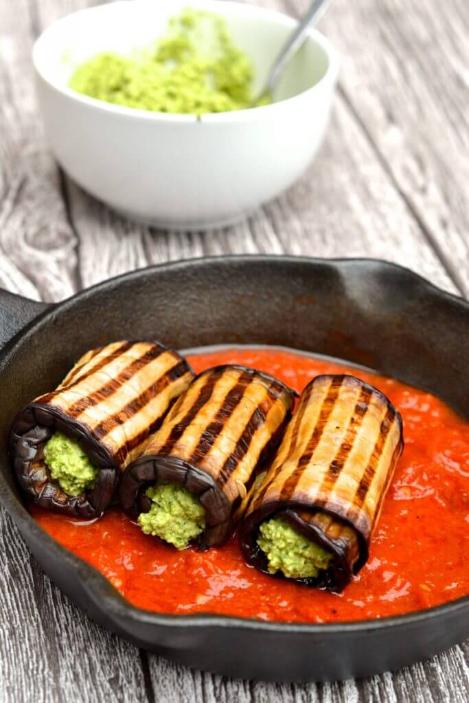Vegan Eggplant Cannelloni 