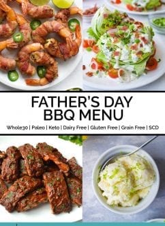 Father's Day BBQ Menu