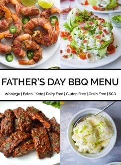 Father's Day BBQ Menu