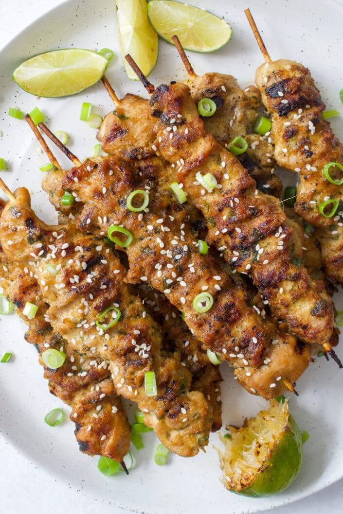 Asian Chicken Skewers 