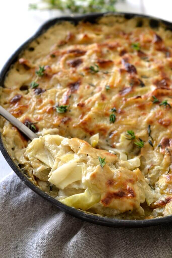 Caramelized Leek, Fennel & Onion Gratin | Every Last Bite Caramelized Leek, Fennel & Onion Gratin