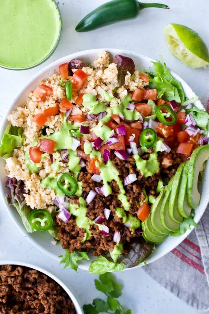 Mexican Beef Taco Salad