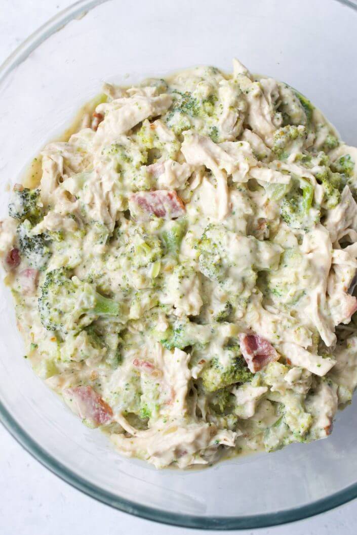 Creamy Chicken, Broccoli & Bacon Casserole
