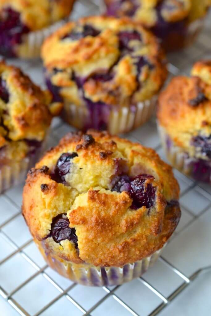 Lemon Blueberry Muffins | Every Last Bite Lemon Blueberry Muffins