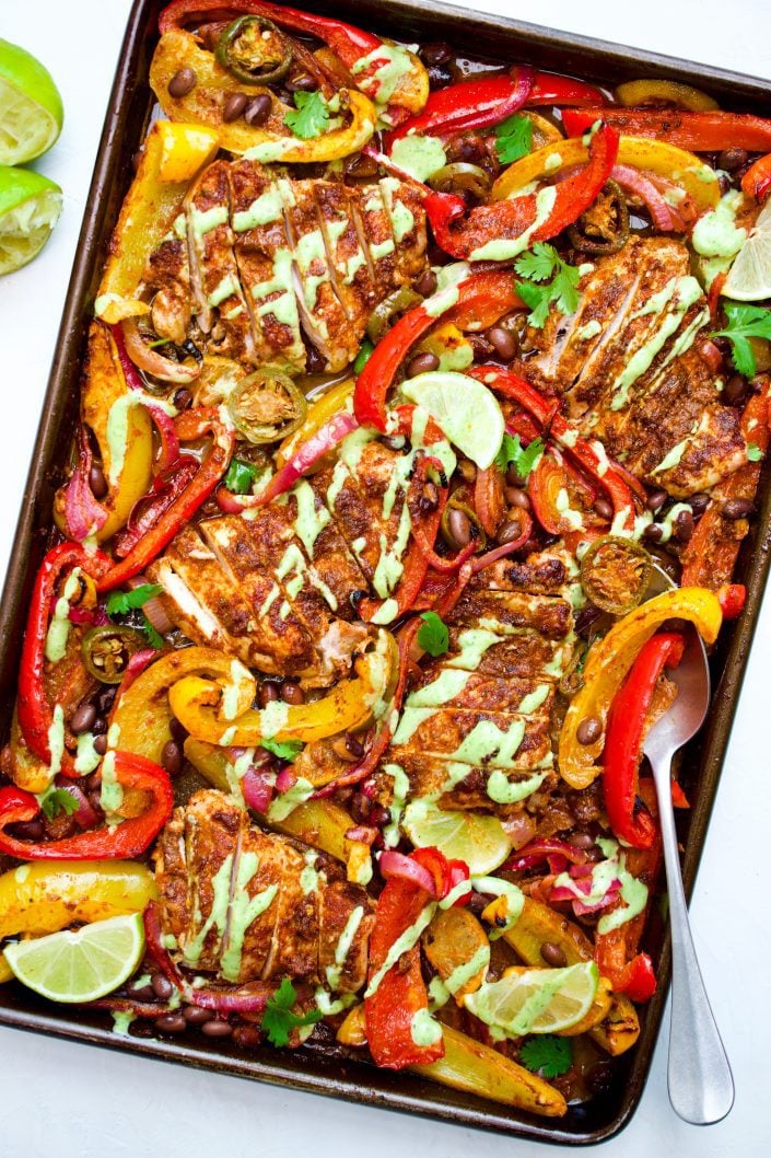 Sheet Pan Mexican Chicken | Every Last Bite Sheet Pan Mexican Chicken