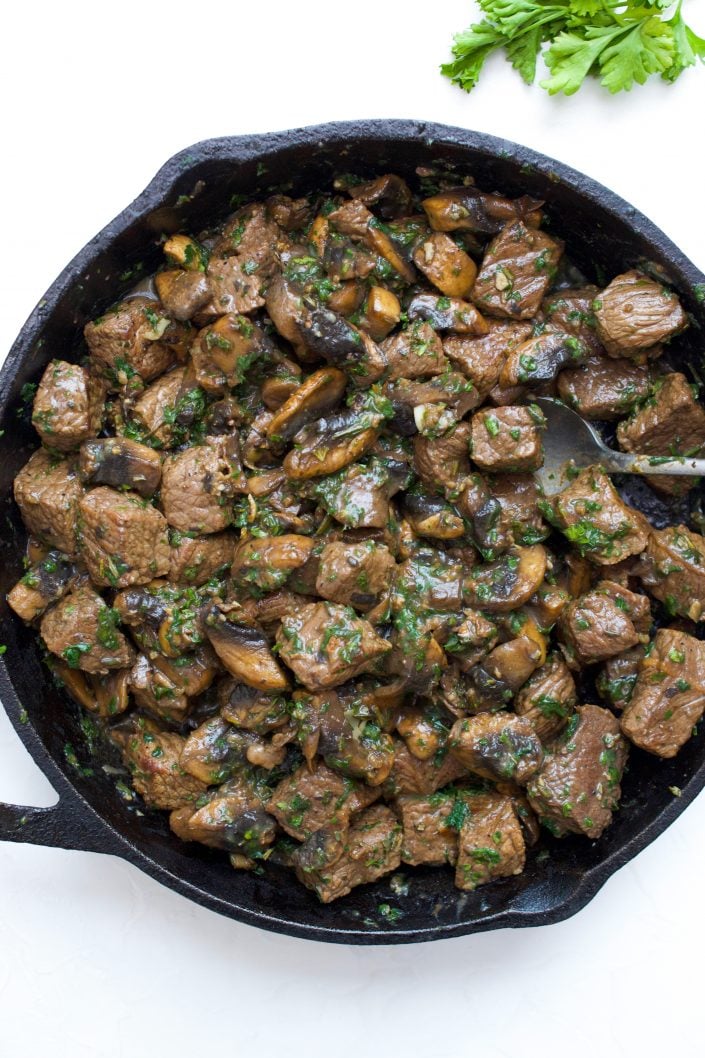 Garlic Butter Steak Bites