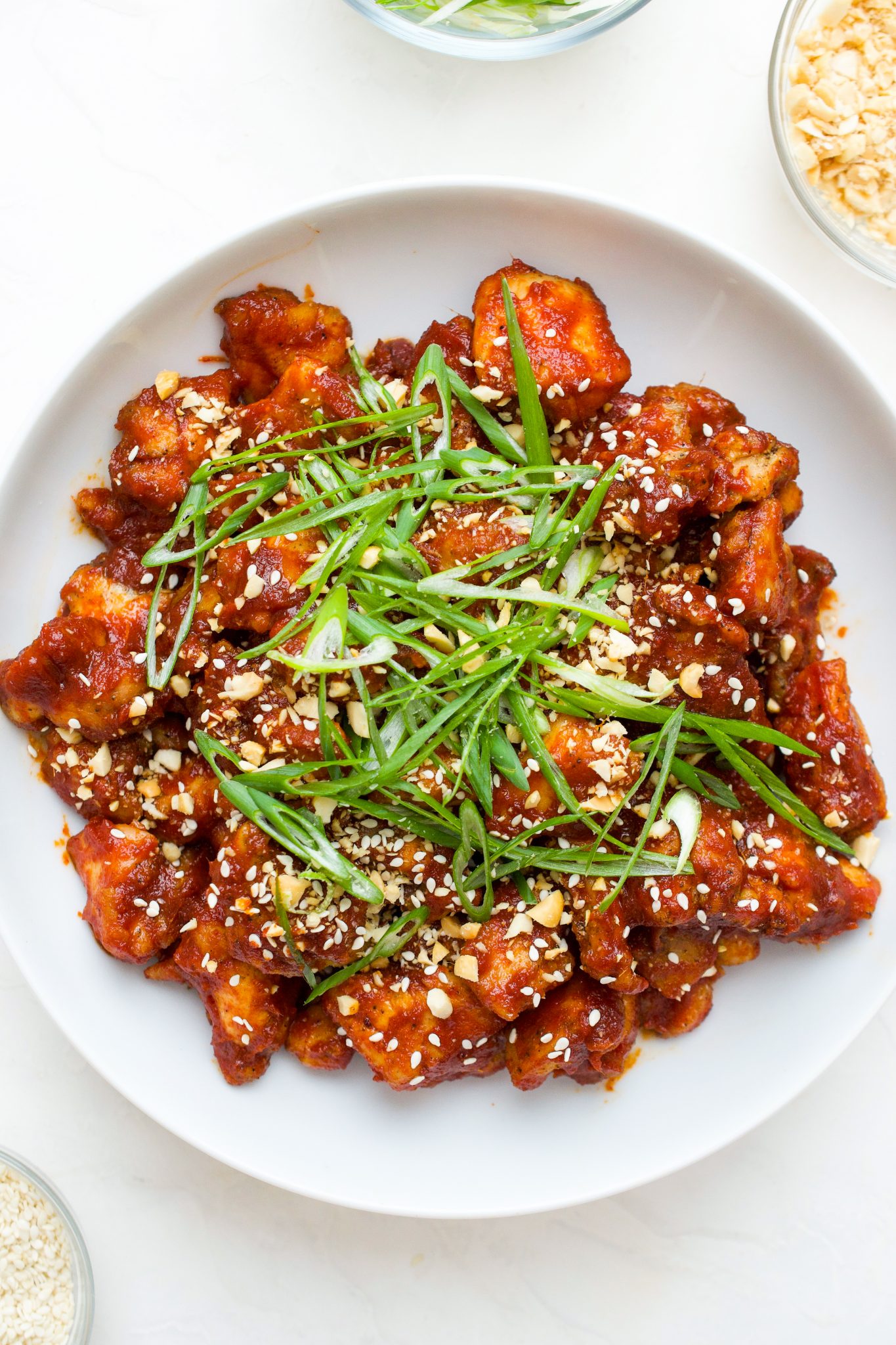 Air Fryer Korean Fried Chicken Recipe (Yangnyeom Chicken)