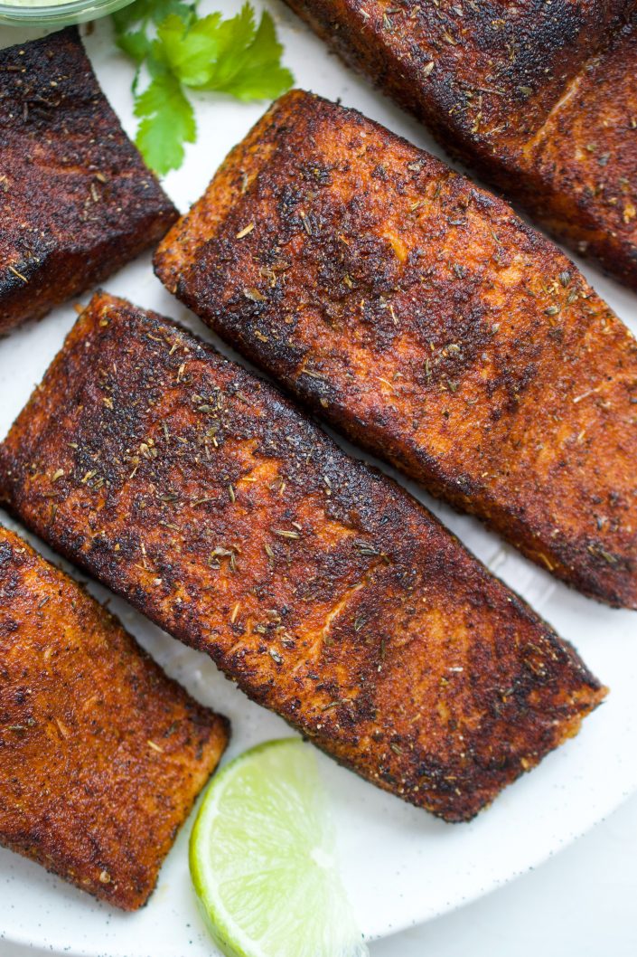 Blackened Salmon | Every Last Bite Blackened Salmon