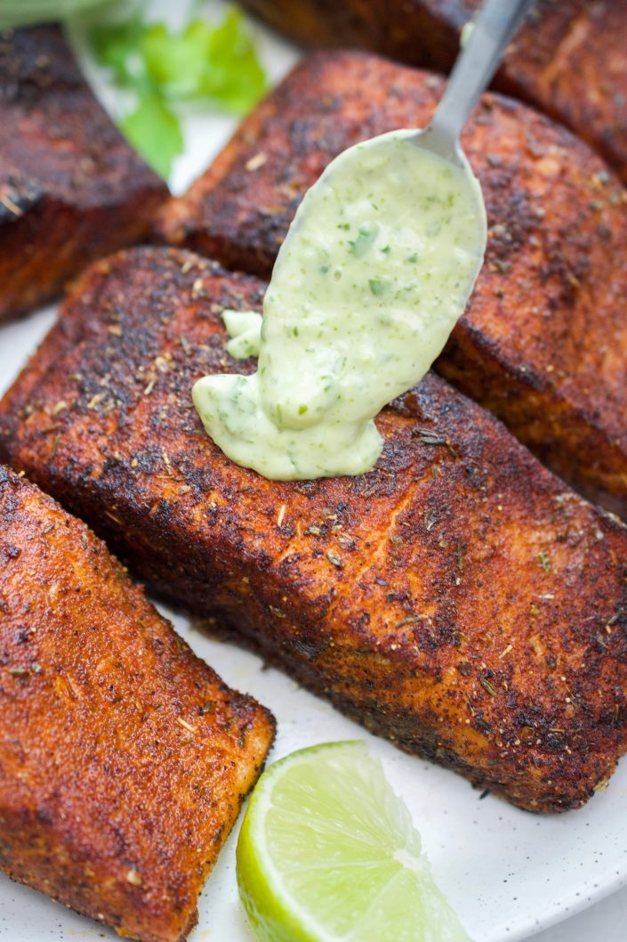 Blackened Salmon | Every Last Bite Cajun Salmon