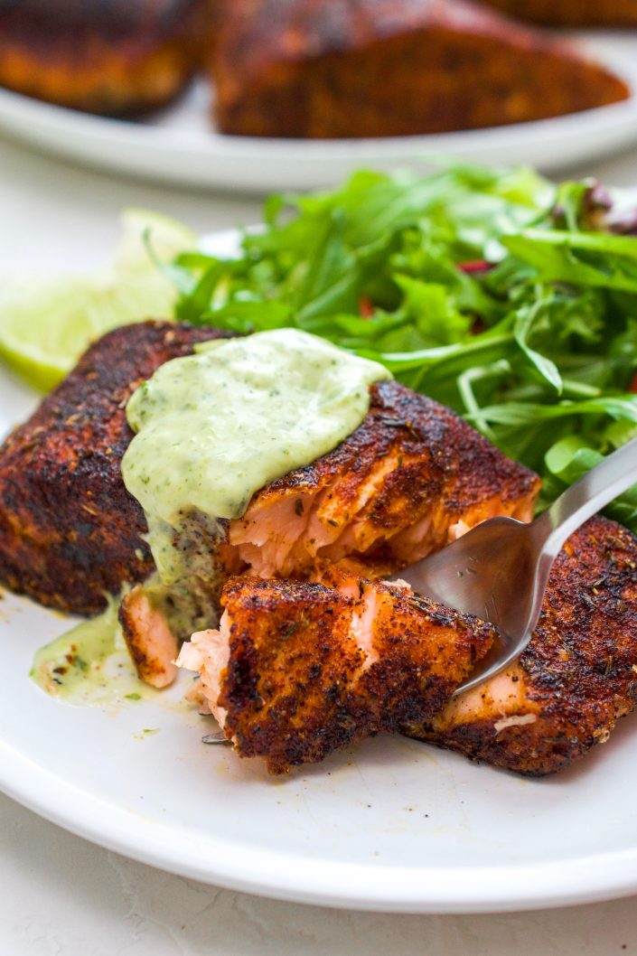Blackened Salmon | Every Last Bite Cajun Salmon