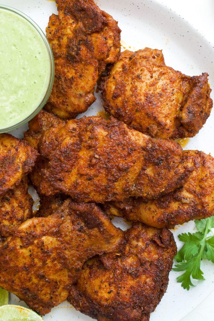 Peruvian Chicken with Green Sauce | Every Last Bite Peruvian Chicken with Green Sauce