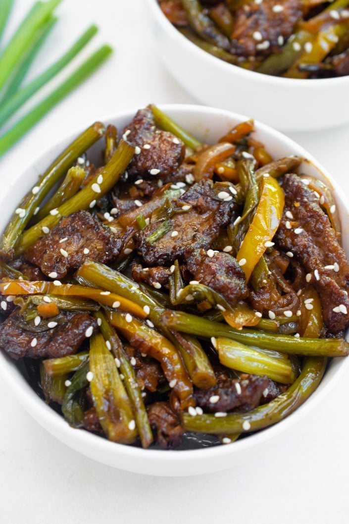 Garlic Scape Stir Fry 
