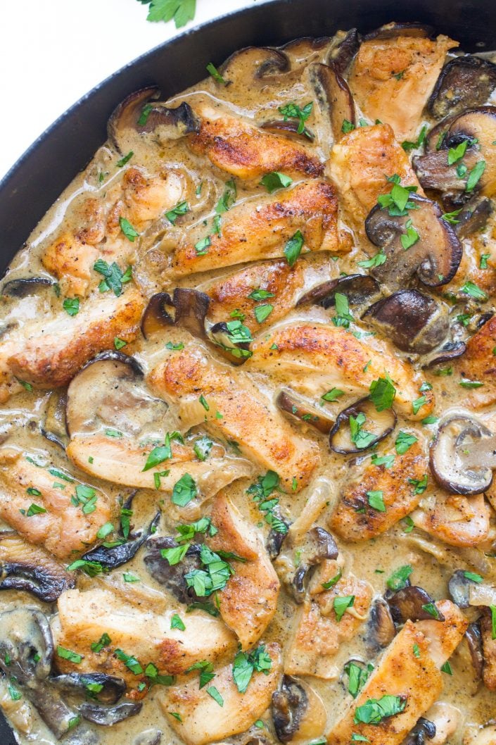 Chicken Stroganoff | Every Last Bite Dairy Free Stroganoff | Every Last Bite