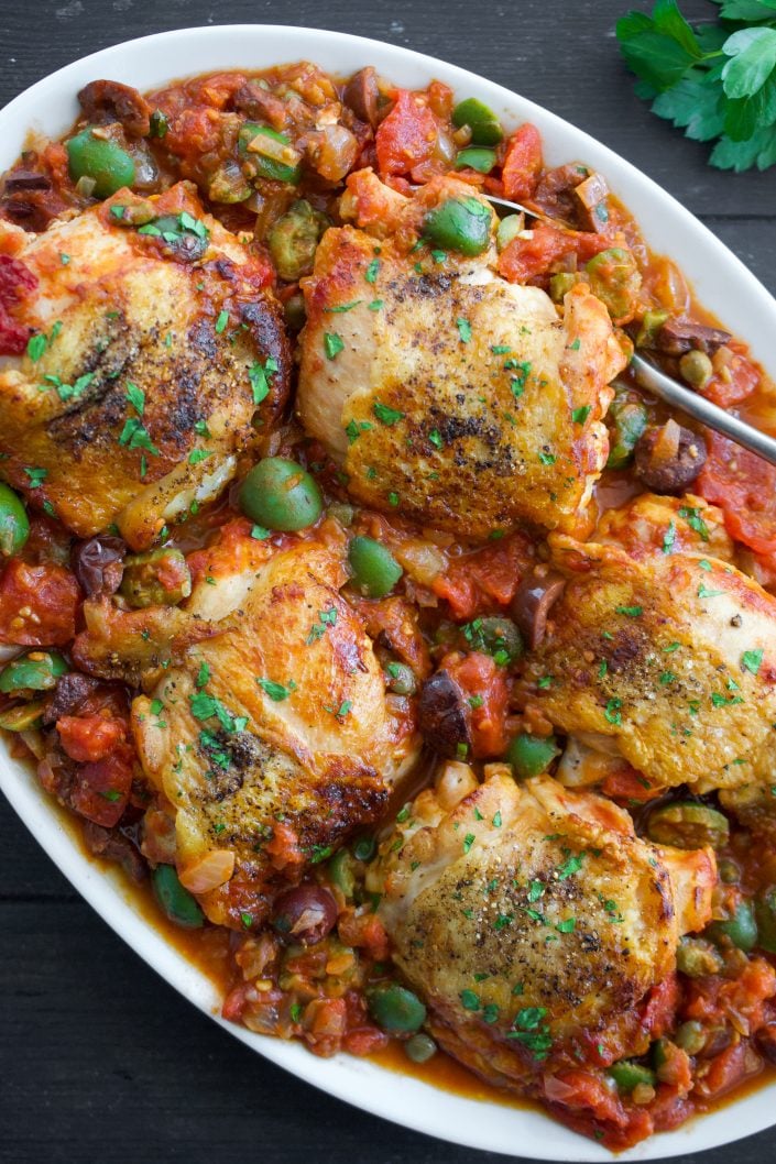 Paleo Chicken Puttanesca | Every Last Bite Paleo Chicken Puttanesca