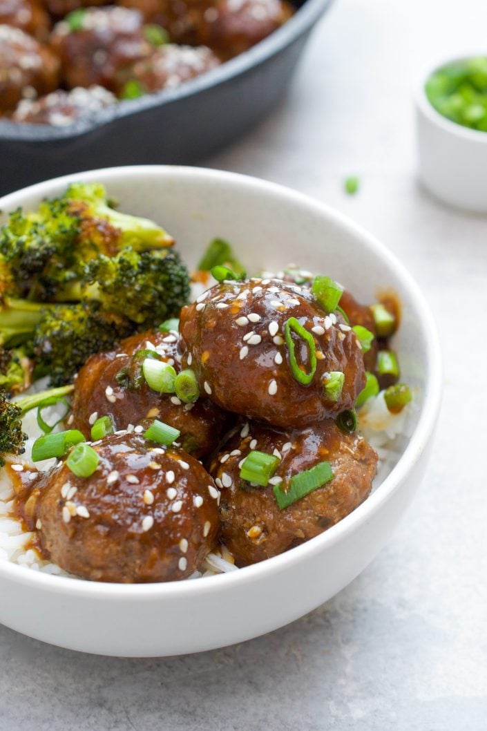Paleo Teriyaki Meatballs 