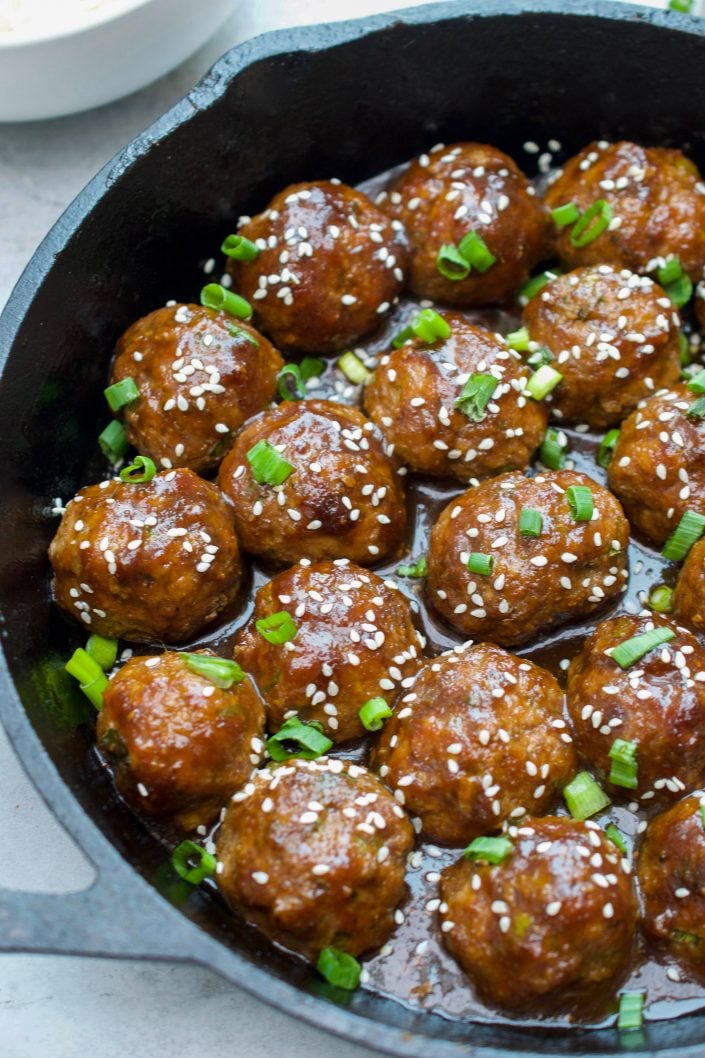 Paleo Teriyaki Meatballs 